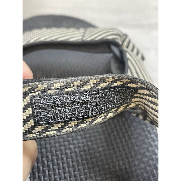 Teva Flatform Universal 1008844  Women's Sandals US 7 Black Candy Striped - Picture 8 of 10